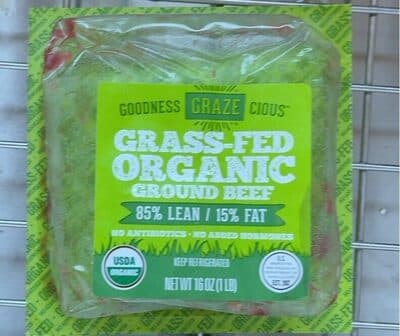 Grass-Fed Organic Ground Beef