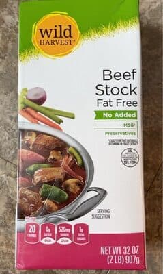 Beef Stock Fat Free