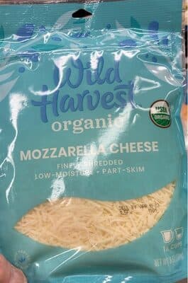 Organic Fancy Cut Low-Moisture Part-Skim Mozzarella Cheese