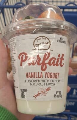 Vanilla Yogurt Flavored Parfait