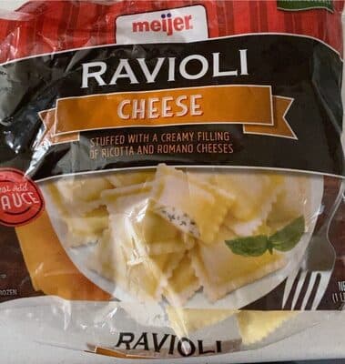 Cheese Stuffed With A Creamy Filling Of Ricotta And Romano Cheeses Ravioli