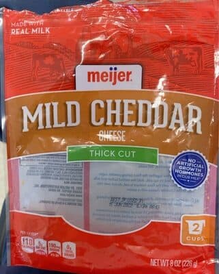 Mild Cheddar Thick Cut Cheese