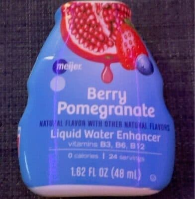 Berry Pomegranate Flavor Liquid Water Enhancer