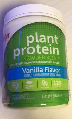 Vanilla Flavor Plant Protein Powder Blend