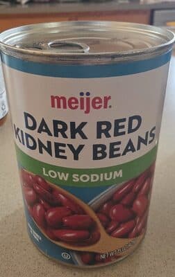Reduced Sodium Dark Red Kidney Beans