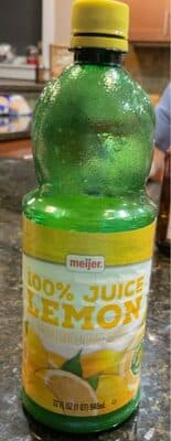 100% Lemon Juice From Concentrate
