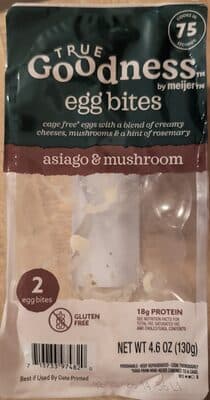 Asiago And Mushroom Egg Bites