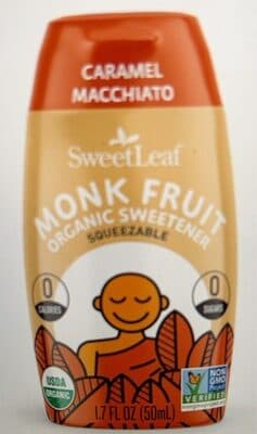 Caramel Macchiato Monk Fruit Organic Sweetener Squeezable