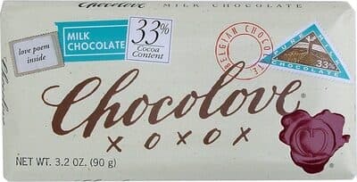 CHOCOLOVE, MILK CHOCOLATE BAR