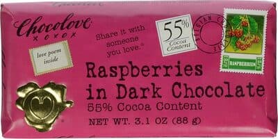 Chocolove Raspberries in Dark Chocolate