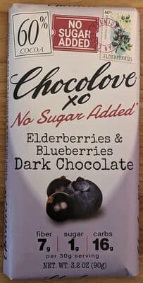 Elderberries & Blueberries Dark Chocolate