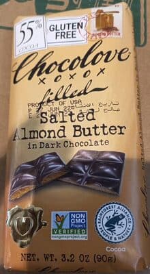 Salted Almond Butter in Dark Chocolate