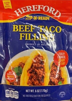 Beef taco filling