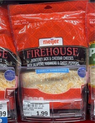 Firehouse Monterey Jack & Cheddar Cheeses with Jalapeno, Habanero & Ghost Peppers Finely Shredded Cheese