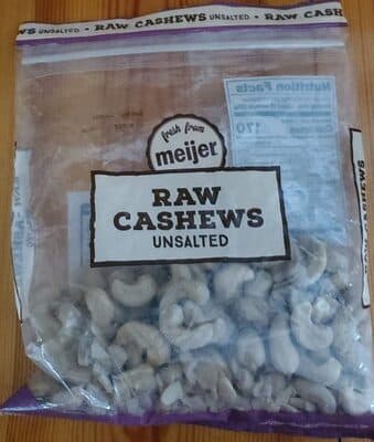 Unsalted Raw Cashews