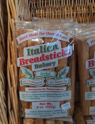 Italian Breadsticks Bakery Seeded