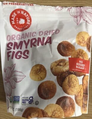 Smyrna Organic Dried Figs Soft & Sultry Supersnacks
