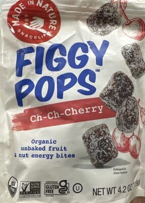 CH-CH-CHERRY! Figgy Pops Supersnacks Organic Unbaked Energy Balls