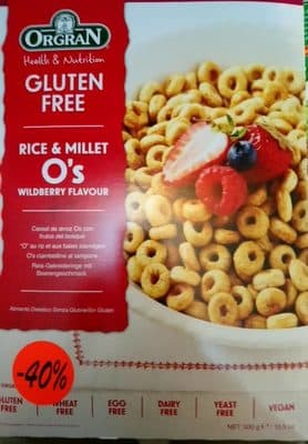 Rice & Millet O's Wildberry flavour