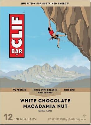 White Chocolate Macadamia Nut Energy Bars