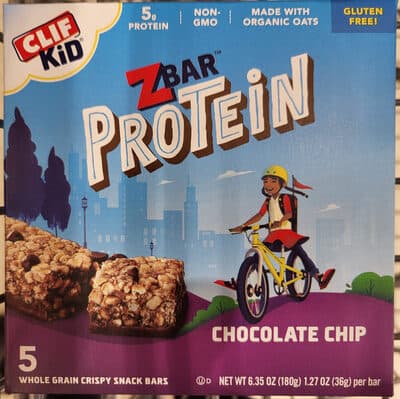 Chocolate Chip Whole Grain Crispy Snack Bars