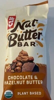 Chocolate Hazelnut Butter Organic Nut Butter Filled Energy Bar