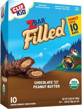 Chocolate Filled With Peanut Butter Organic Baked Energy Snack Bars