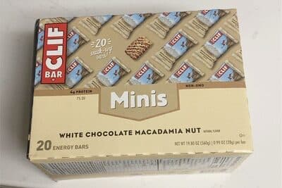 White Chocolate Macadamia Nut Minis Energy Bars
