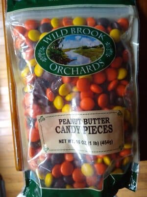 wild brook orchards peanut butter candy pieces