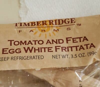 Tomato Feta Egg White Frittata
