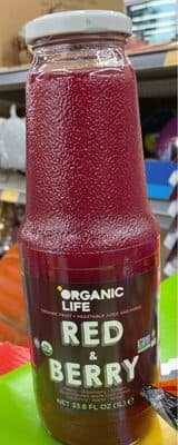 Organic life red and berry
