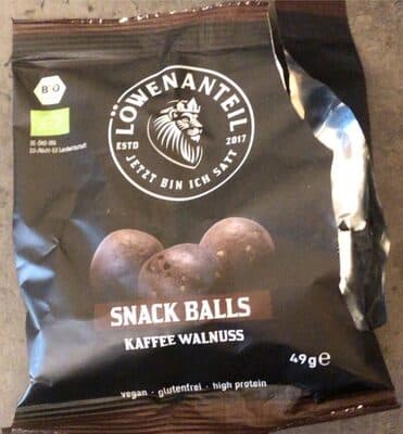 Snackballs Kaffee Walnuss