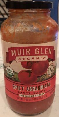 Spicy Arrabbiata Organic No Sugar Added Pasta Sauce
