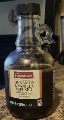 Cinnamon & Vanilla Infused Maple Syrup