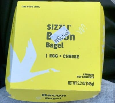 Wawa bacon egg cheese sizzli