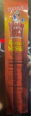 Red hot sausage