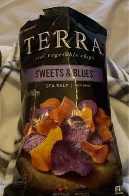 Sweets & Blues Sea Salt, Sweet Potato, Naturally Blue Potato Real Vegetable Chips