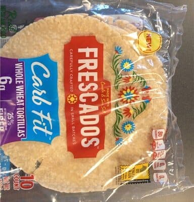 Whole Wheat Carb Fit Tortillas