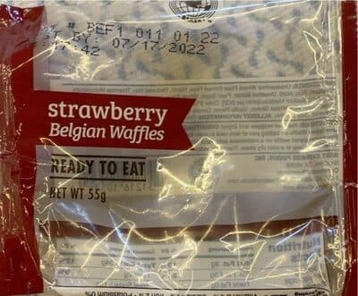 Strawberry Belgian Waffles