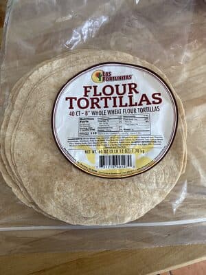 Whole Wheat Flour Tortillas
