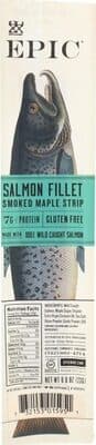 Salmon Fillet Smoked Maple Strip