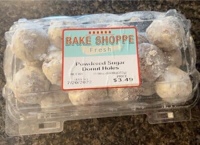 Powdered Sugar Donut Holes