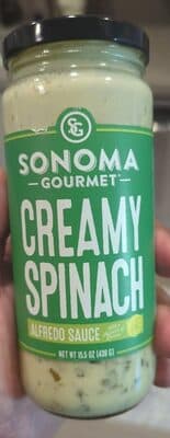 Sonoma Gourmet Delicious Creamy Spinach Alfredo Sauce