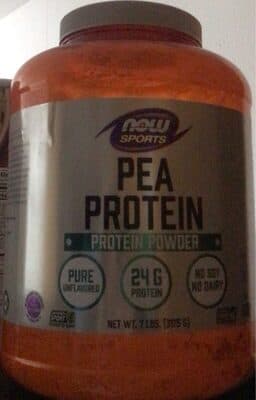 Pea Protein 24 G Protein Powder, Pure Unflavored