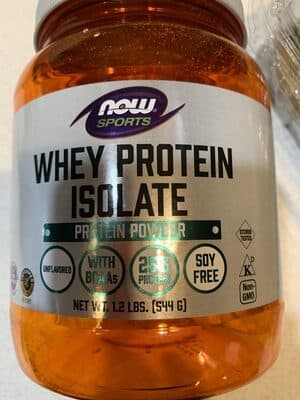 Whey Protein Isolate Protein Powder, Unflavored