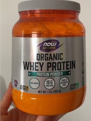 Organic Whey Protein 19 G Protein Powder, Unflavored