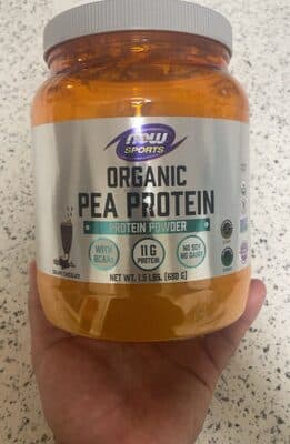 Organic Pea Protein 11 G Protein Powder, Creamy Chocolate