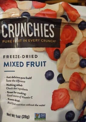 Freeze-Dried Mixed Fruit
