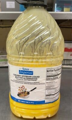 Creamy soybean liquid butter alternative