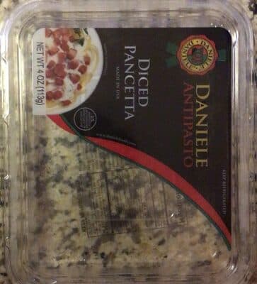 Diced Pancetta Antipasto